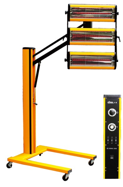 Multifunctional Shortwave Infrared Paint Curing Lamp